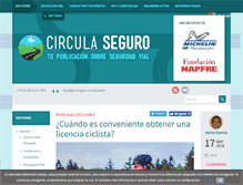 Tablet Screenshot of circulaseguro.com